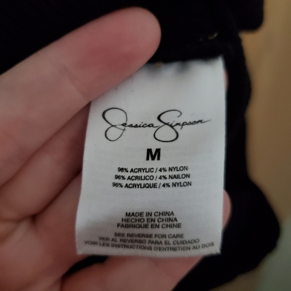 🌹NEW - Jessica Simpson Cold-Shoulder Sweater Dres - Picture 7 of 8